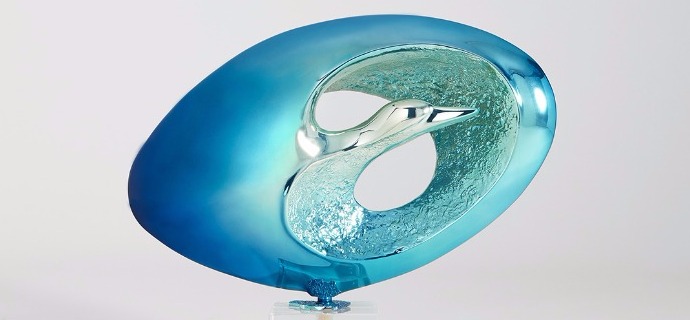 L'envol - 50 x 54 cm – Bronze poli miroir