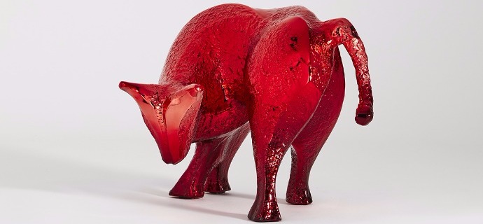 Taureau - 35 x 47 cm – Bronze poli miroir