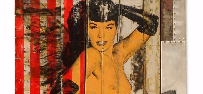 Dark Angel - 105 x 135 cm - Technique mixte sur bois