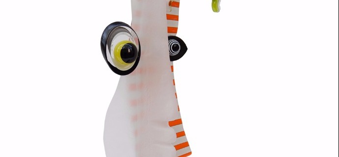 Fangio - Sculpture en verre - H 38 cm