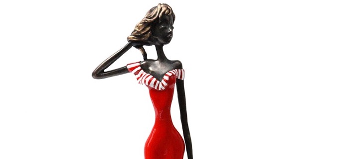 Laure - 47 cm - Sculpture en bronze