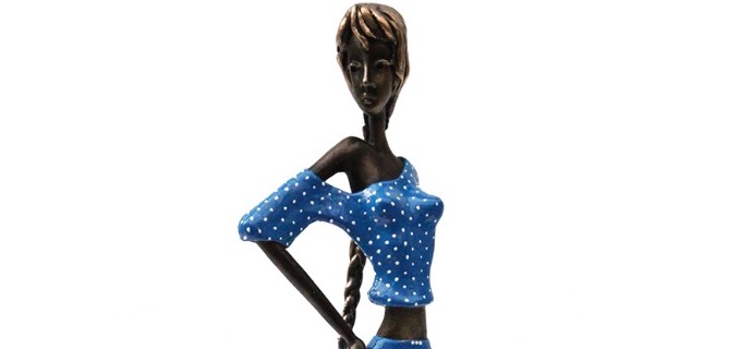Ariane - 48 cm - Sculpture en bronze, pièce unique