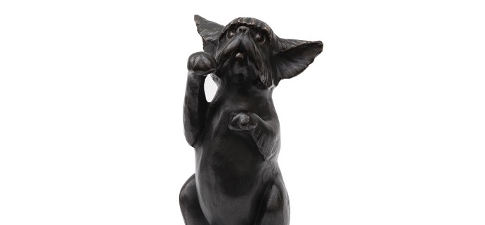 Biscotte - 23 cm - Sculpture en bronze
