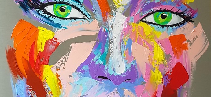 Gigi - 80 x 60 cm - Acrylique sur aluminium