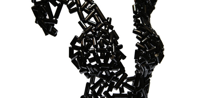 Buste #3 - Sculpture en acier – 55 x 35 x 20 cm