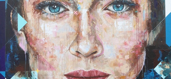 Alex - 120 x 120 cm - Huile sur toile