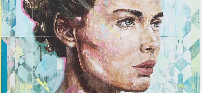 Ilda - 120 x 120 cm - Huile sur toile