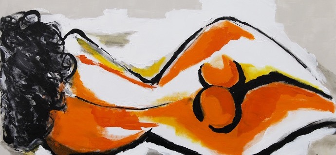 Jo - 100 x 65 cm - Technique mixte sur toile