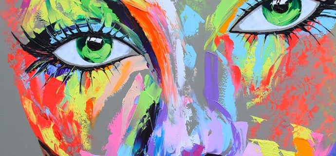 Kristina - 130 x 97 cm - Acrylique sur aluminium