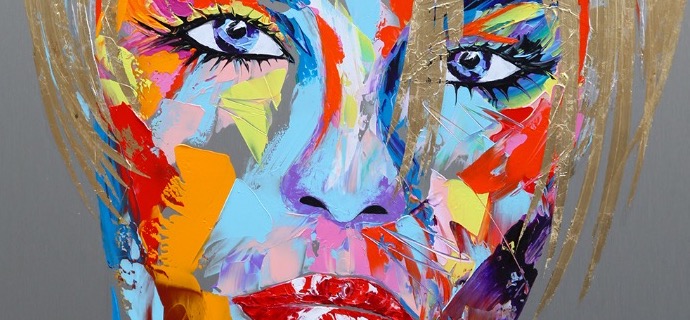 Lexy - 80 x 60 cm - Acrylique sur aluminium