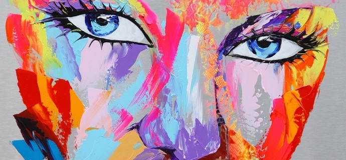 Lian - 80 x 60 cm - Acrylique sur aluminium