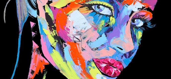 Roxana - 80 x 60 cm - Acrylique sur aluminium