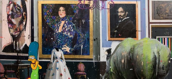 What a wonderful place - 140 x 200 cm - Technique mixte sur toile