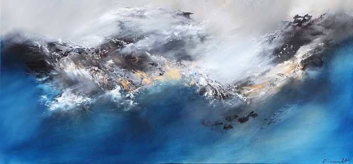 Paysage 1 - 130 x 89 cm - Huile sur toile