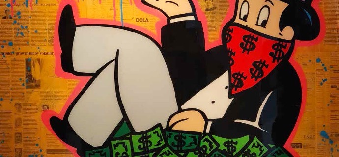 Alec With Bandana - 91 x 70 cm - Technique mixte sur toile