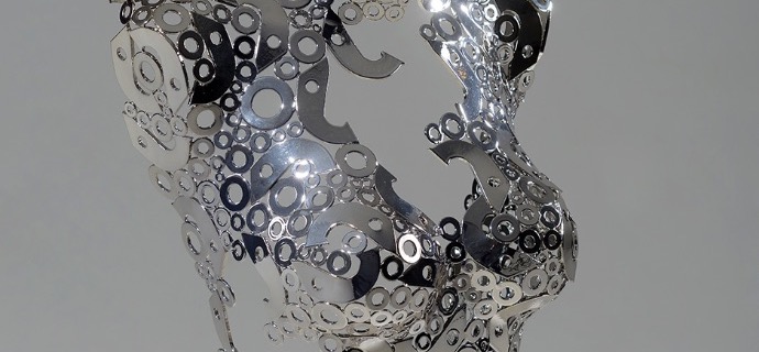 Buste #10 - Sculpture en bronze – 55 x 35 x 20 cm