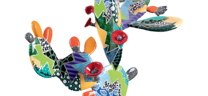 Dessert Blossom - 89 x 89 x 63 cm - Sculpture en aluminium