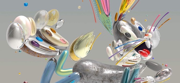 Whazzzuup - 120 x 120 cm - Oeuvre digitale originale sur toile - vendue
