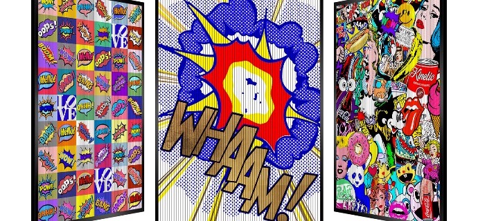 Whaam ! - Kinetic Pop art - 150 x 100 cm